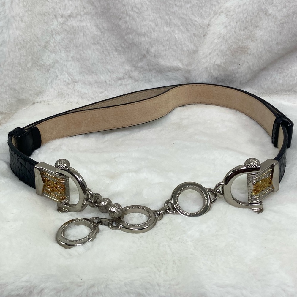 Leather Toggle Multicolored Fancy Adjustable Leat… - image 1